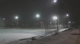 1,400 Mile Snow Storm Arrives in Philly