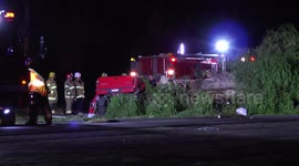 East Hemet: Driver Killed After Crashing Pickup Into Tree