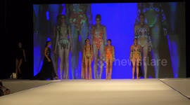 Graduating students and models of NB Haifa School of Design present Haute Couture hand made fashion during final catwalk sponsored by Gottex.