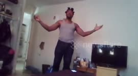Son singing his song