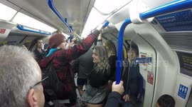 Photographer distracted by people without trousers