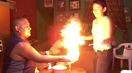 Homemade fire
