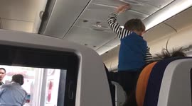 Child throws mega-tantrum on long-haul flight