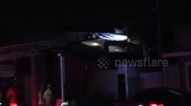 police pursuit ends in fiery crash