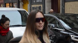 Paris Fashion Week. Fumito Ganryu collection. 11 rue des capucines, Paris, France.