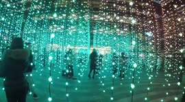 Amazing Colourful Light Display