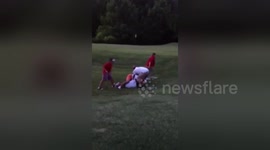 Newsflare Edit - Alcohol Fuelled Fight on US Golf Course