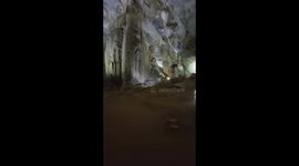 One of the hidden caves in Vietnam