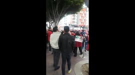 UTLA  Strike Protest outside of CCSA headquarters