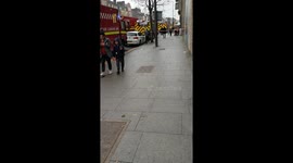 Major fire incident on walworth road elephant and castle