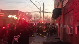 Firefighters on the job at south richmond hill