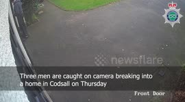 Burglars caught breaking into house before loading safe into the boot
