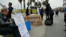 Venice Beach Starbucks Protest