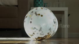 Power Drone Destroys Balloons