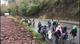 Fresh wave of migrants from Honduras enters Guatemala