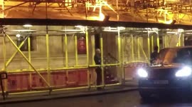 Meghan Markle And Prince Harry depart Cirque de Soleil's 10th anniversary performance