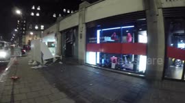 Crime scene In Park Lane In London