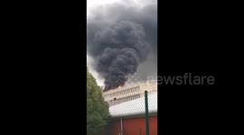 Three injured as huge fire breaks out in Lyon university building