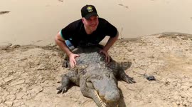 Playing with Wild Crocodiles!