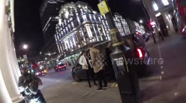 Love Islands Montana Brown Out and About In London's West End