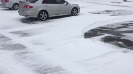 Winter storm begins