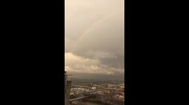 Nashville Skyline Rainbow January 19, 2019