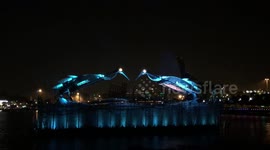 Sentosa Island crane show