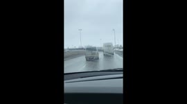 Road rage results in two car tussle on busy Canadian highway