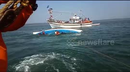 Eight dead, one missing as ferry capsizes off south India