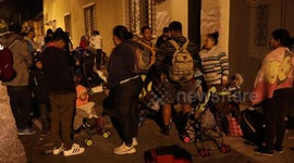 Honduran migrant caravan leaves Guatemala City and heads for Mexico
