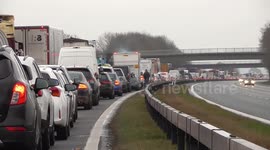 M6 reopens after HGV truck overturned, causing '10-hour delays'