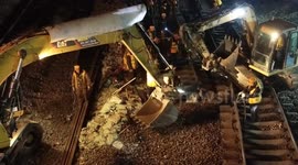 It took just 6 hours for this army of railway workers to change the tracks at a station in China