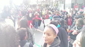 End of the MLK Day Pareade at Westlake PK