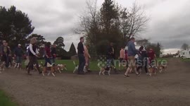Beagle owner wins Guiness World Record for organising largest single-breed dog walk - involving over 1,000 beagles