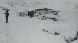 Avalanches bury major highway tunnel in India, triggering rescue effort