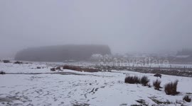 First Snow to hit Devon this year, Princetown Dartmoor, Families Flock to play in the snow