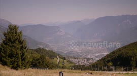 Italian Mountain Valley Vista