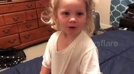 Cute little toddler says the funniest things