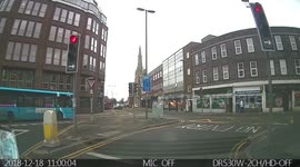 On a driving lesson. Student moves away and a man casually as you like just break a red light. He is well late and must know he broke the light. Lucky we had a quick check or would be a accident