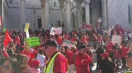 Celebrations as LA teachers and school district reach tentative deal to end strike