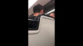 Heated argument erupts on busy train in Sydney