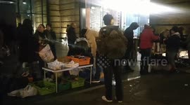 Todos London; feeding and clothing the homeless in King Cross, London, UK