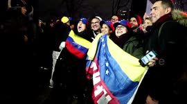 Venezuelans celebrate in Midtown Manhattan as regional powers recognise Juan Guaido as interim president