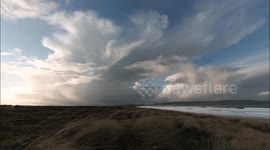 Sand Dune Storm - Time Lapse
