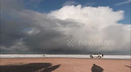 Fisherman & Building Cumulonimbus Cells - Time Lapse