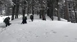 Avalanche 'kills 2 hunters in Northern India'