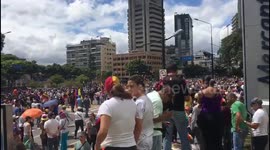 Venezuelans participate in nation-wide protests against President Nicolas Maduro