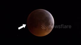 Meteorite Impact on Moon