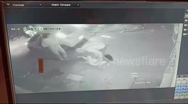 Shocking CCTV footage shows bride being abducted in north India