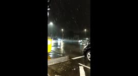 First snow fall in London this year 2019